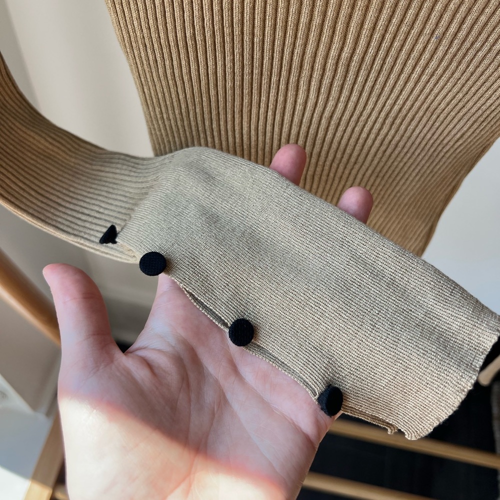 Jacquemus Brown Le Cardigan Tordu Cardigan - Picture 7 of 10